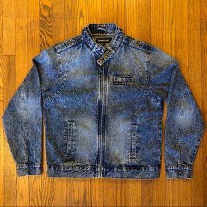 Members only denim jacket